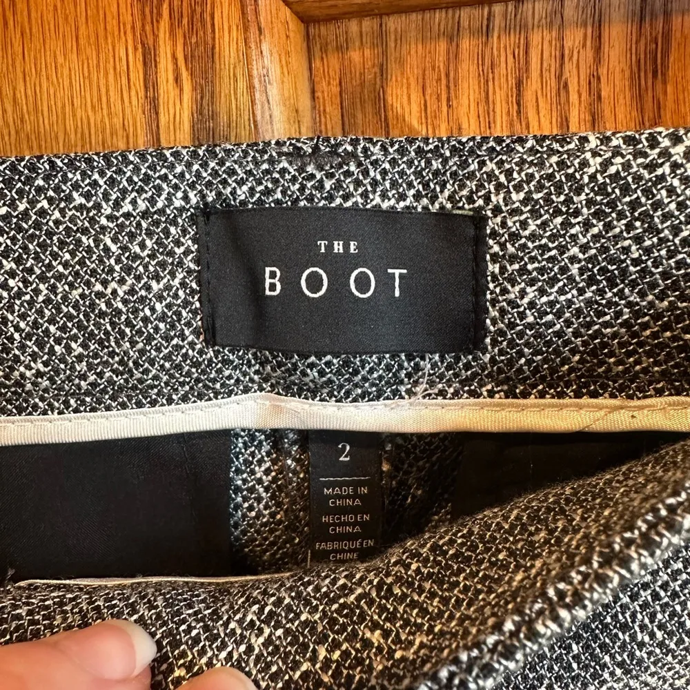 White House Black Market Tweed Pants THE BOOT Size 2 New NWOT - Image 4