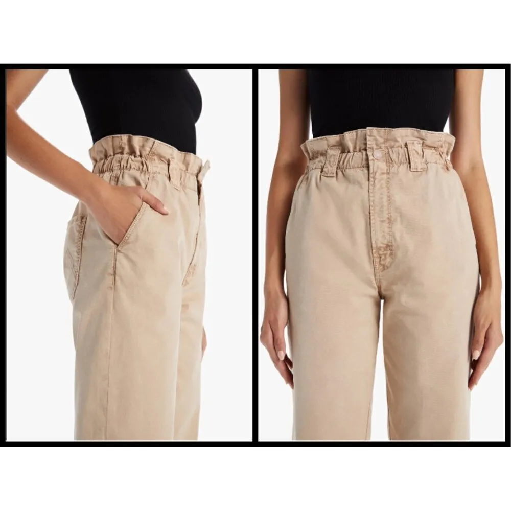 💕MOTHER💕 The Yoyo Ruffle Greaser ~ Killing Time Tan Size 26 - Image 7