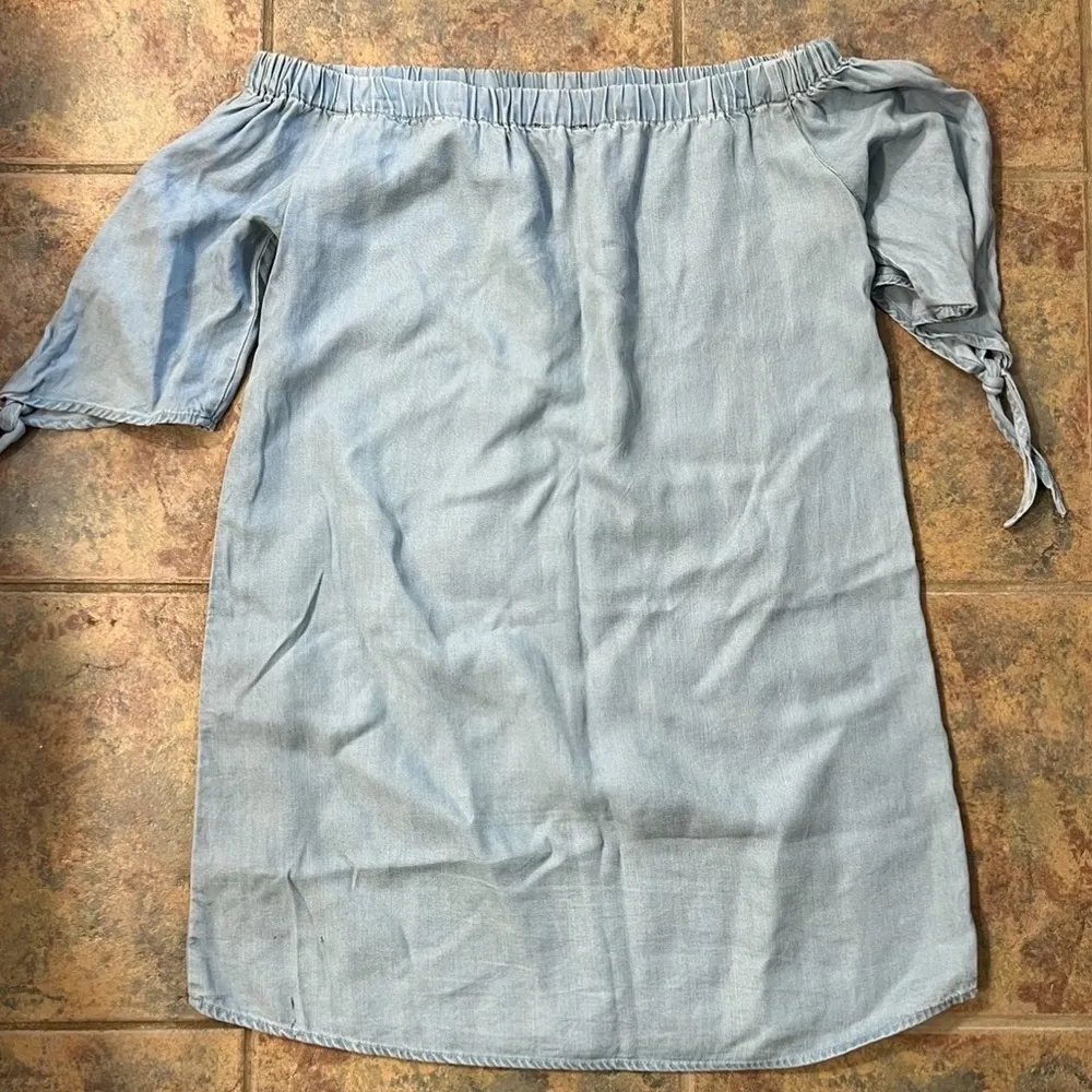 [rue21] medium jean strapless dress - Image 4