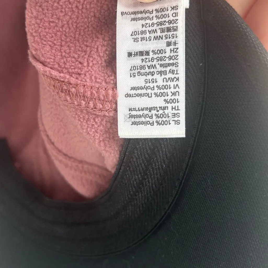 Kavu Fleece Strapcap Hat Rose Brown Polar Fleece Outdoor Activewear Athleisure - Image 9