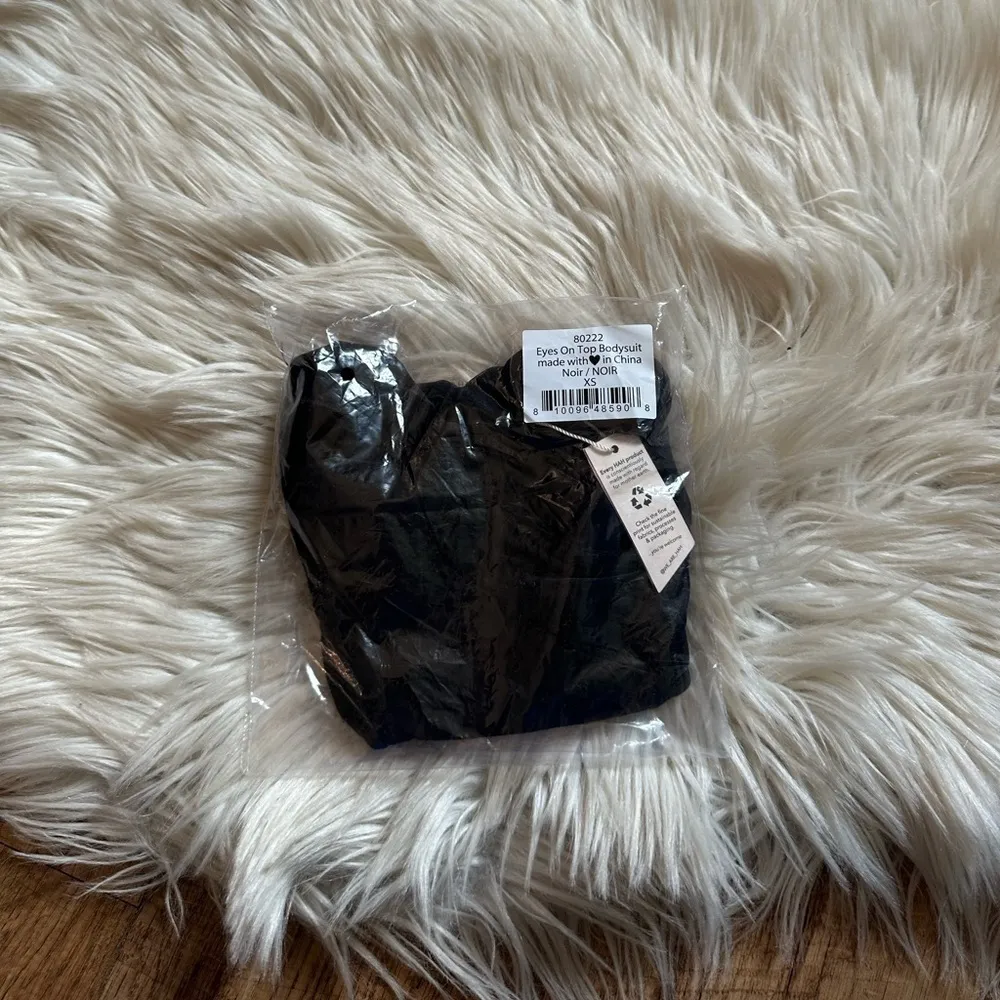 WE ARE HAH Eyes On Top Bodysuit In Black - Image 2