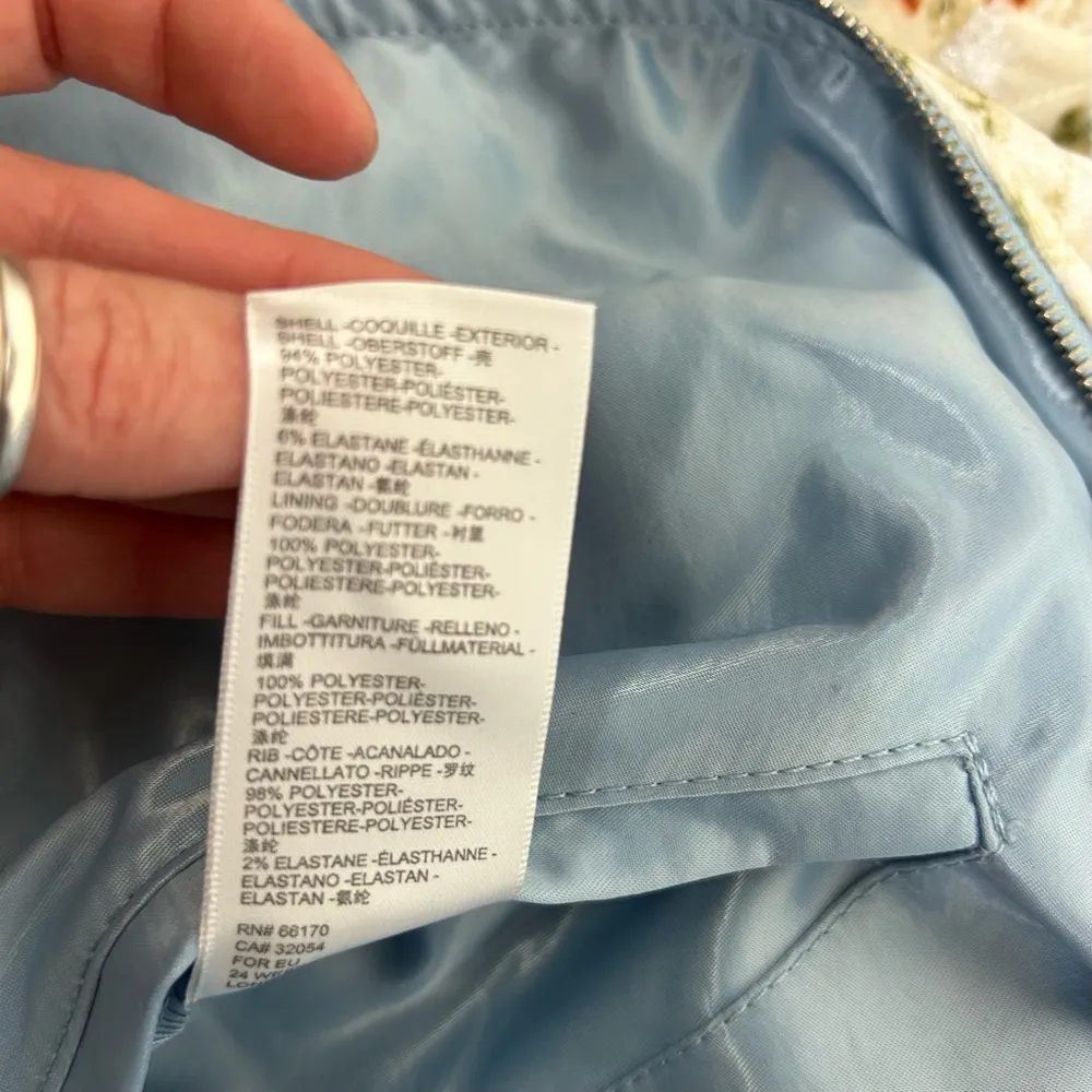 Urban Outfitters | Cara Reversable Floral Chic Glam Artsy Hipster Bomber Size M - Image 7