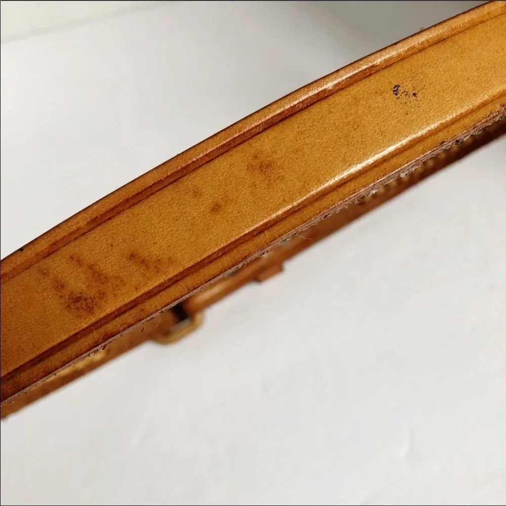 Tooled Leather Belt - Image 8