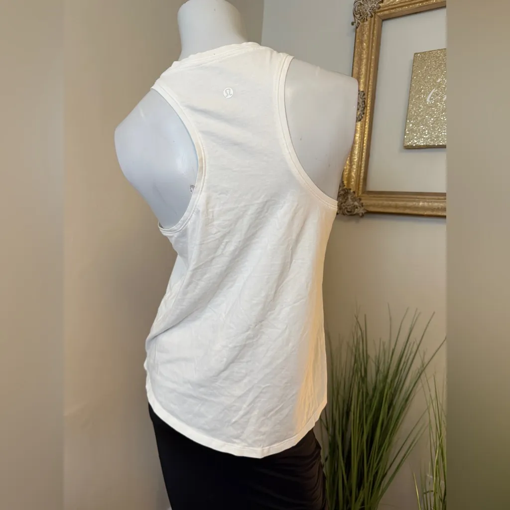 Lululemon Love Tank Top White Size 6 - Image 2