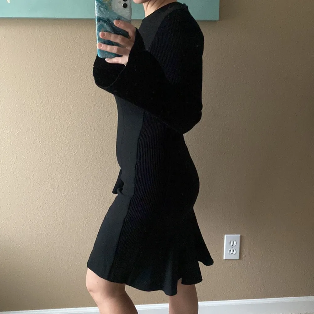 Derek Lam 10 Crosby size 4 flare knit bell sleeves fit & flare dress - Image 9