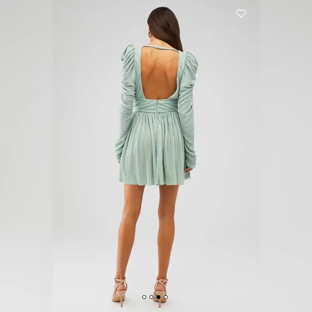 SABINA MUSAYEV MORGANA DRESS Green Size M - Image 5