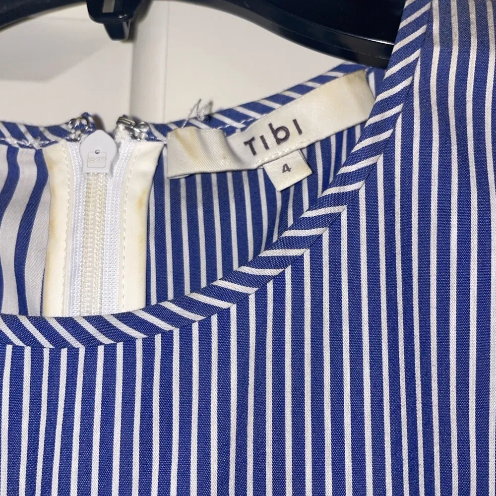 Tibi  Blue And White Blouse - Image 3