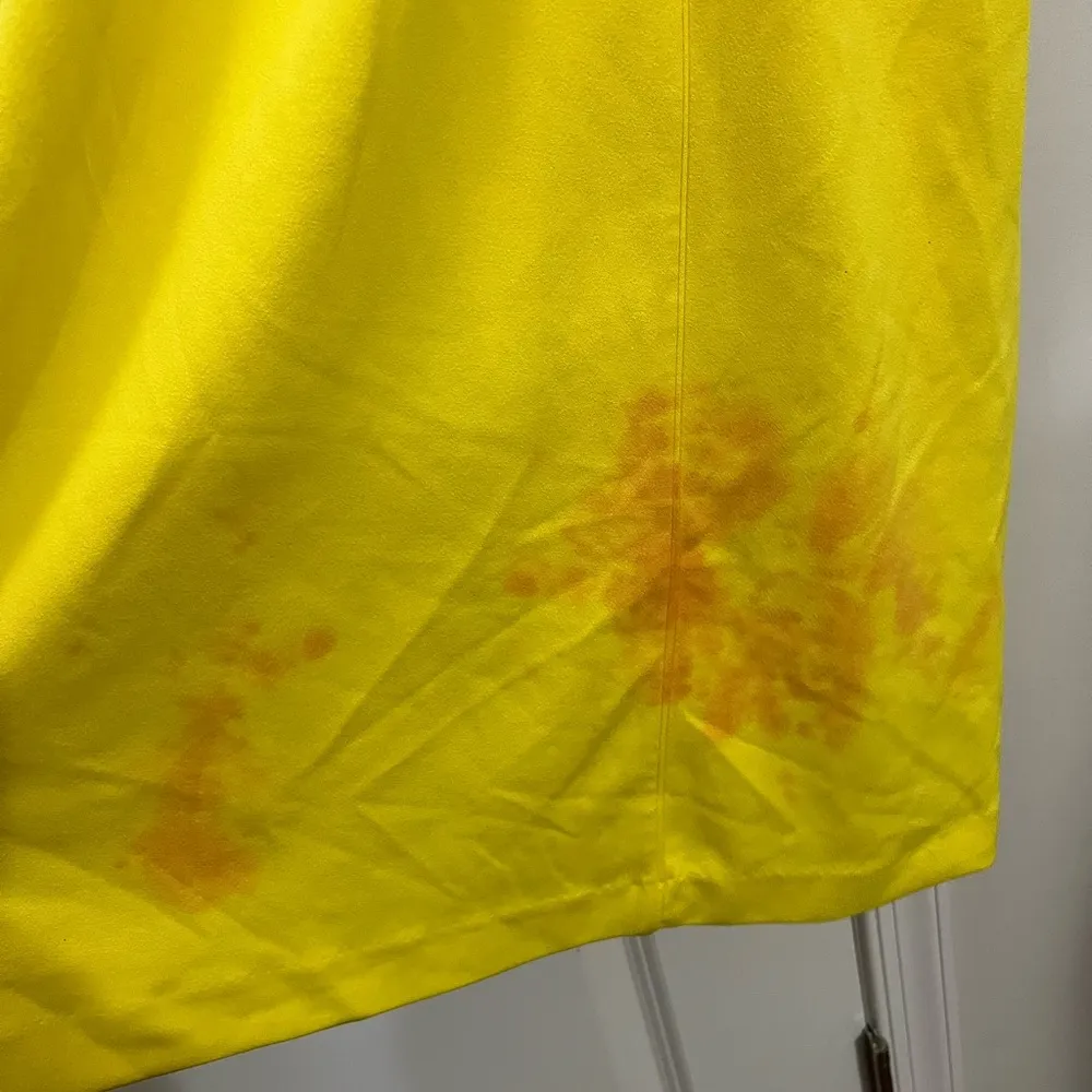 Rachel Roy Collection Yellow Crew Neck Dress Size Medium $129 - Image 4