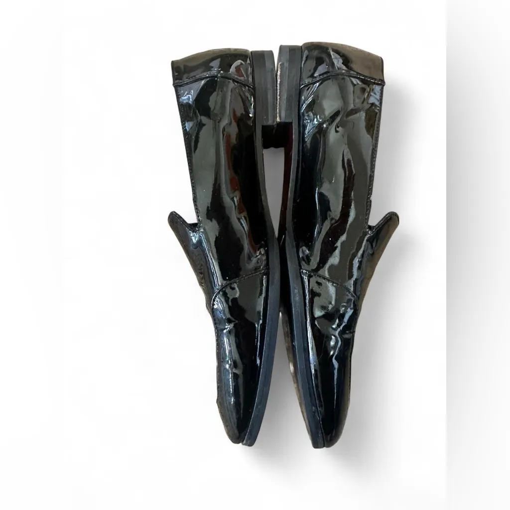 JIL SANDER Patent Leather Loafers – Black – Size 39 – Made in Italy - Image 3
