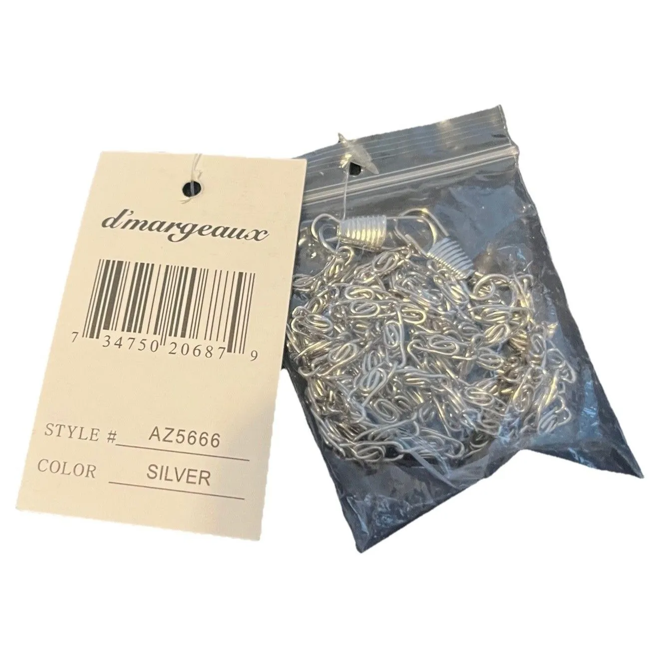 Silver Rhinestone Convertible Crossbody Clutch Purse Evening Bag D'Margeaux NWT - Image 10