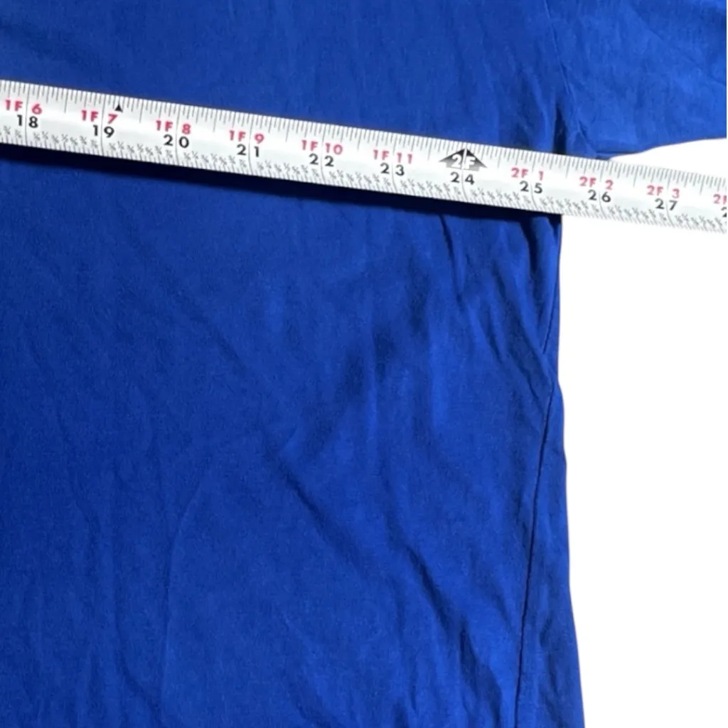 Victoria’s Secret Gold Label Vintage 80s Embroidered Blue‎ Nightgown Size Large - Image 8