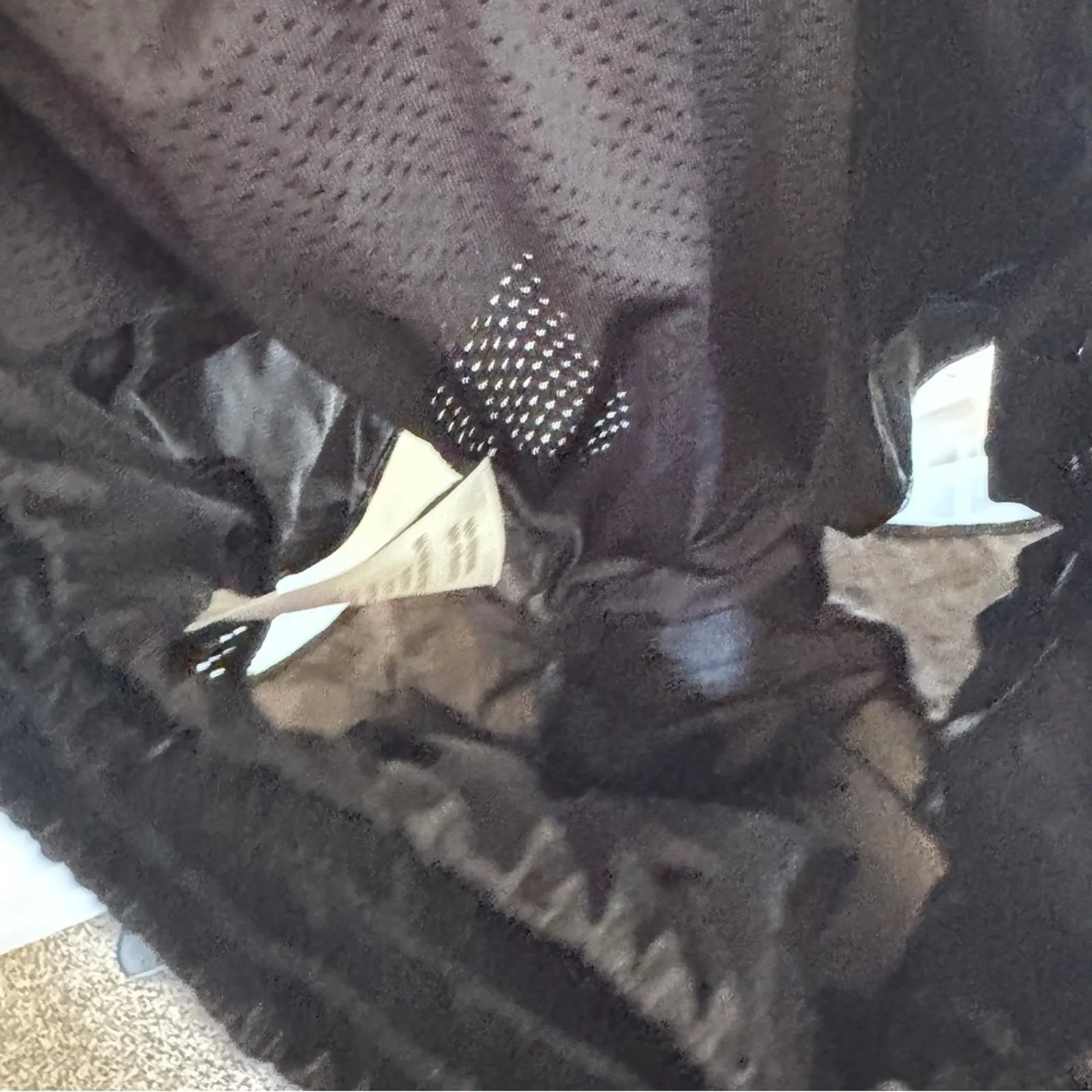 Zyia Active Black Midnight Gloss High Rise Athletic Shorts Womens L Casual Gym - Image 10