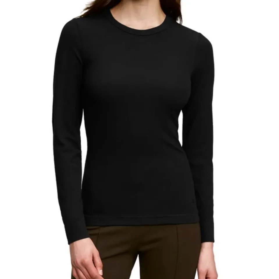 NWT Banana Republic Women's Long Sleeve Rib T-Shirt Set - Black and White L - Image 2