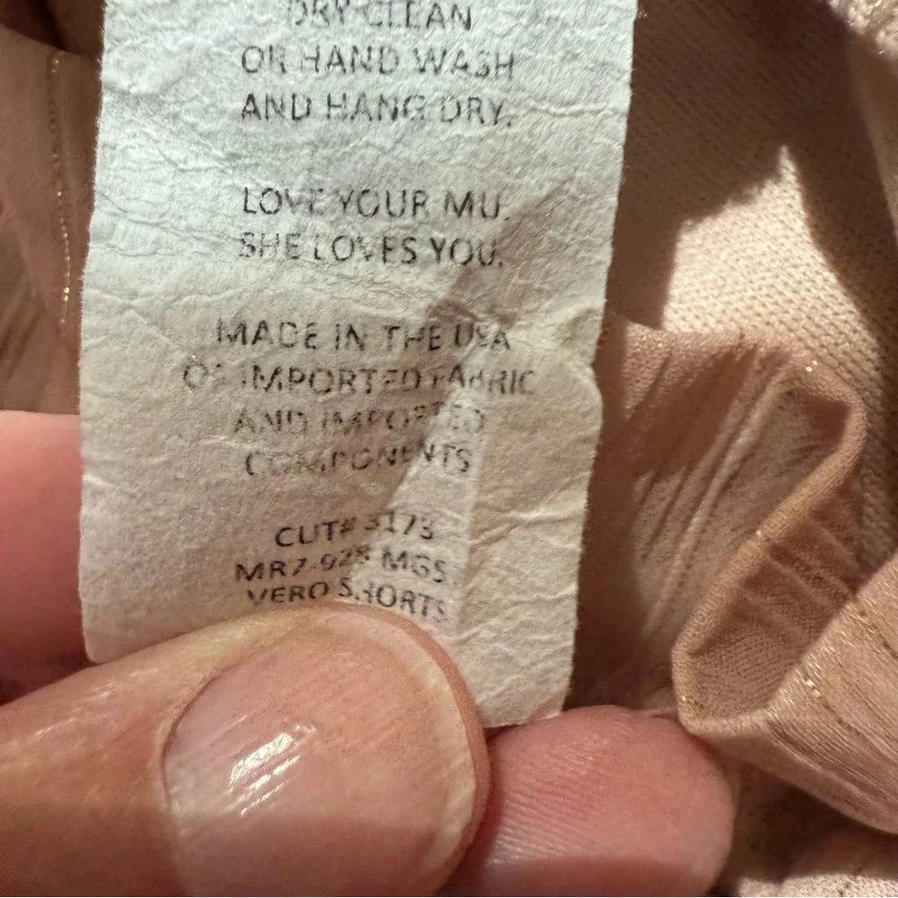 Show Me Your Mumu Vero Sparkle & Shine High-Rise Flowy A-Line Swing Shorts Boho - Image 11