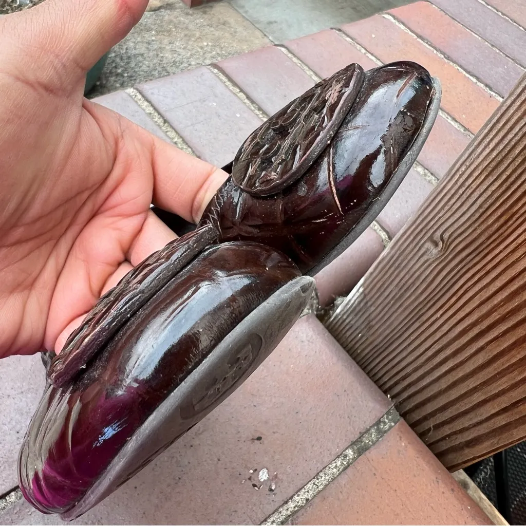 Tory Burch Briwn Patent Leather Flat size 8.5 - Image 11