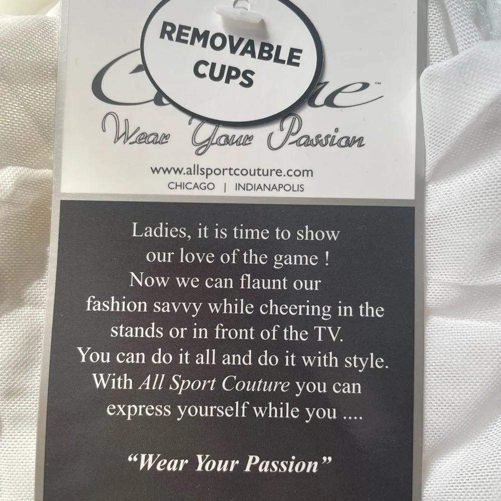 NFL Team Apparel All Sports Couture Carolina Panthers Tank Top with Mesh Cover - Image 9