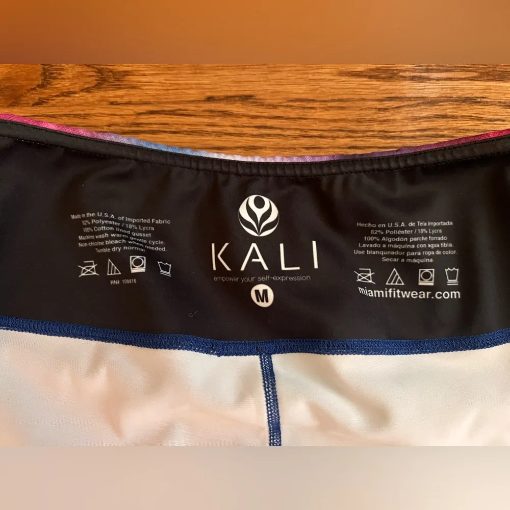 Kali Miami Fitness Pink and Purple Tie - Image 4