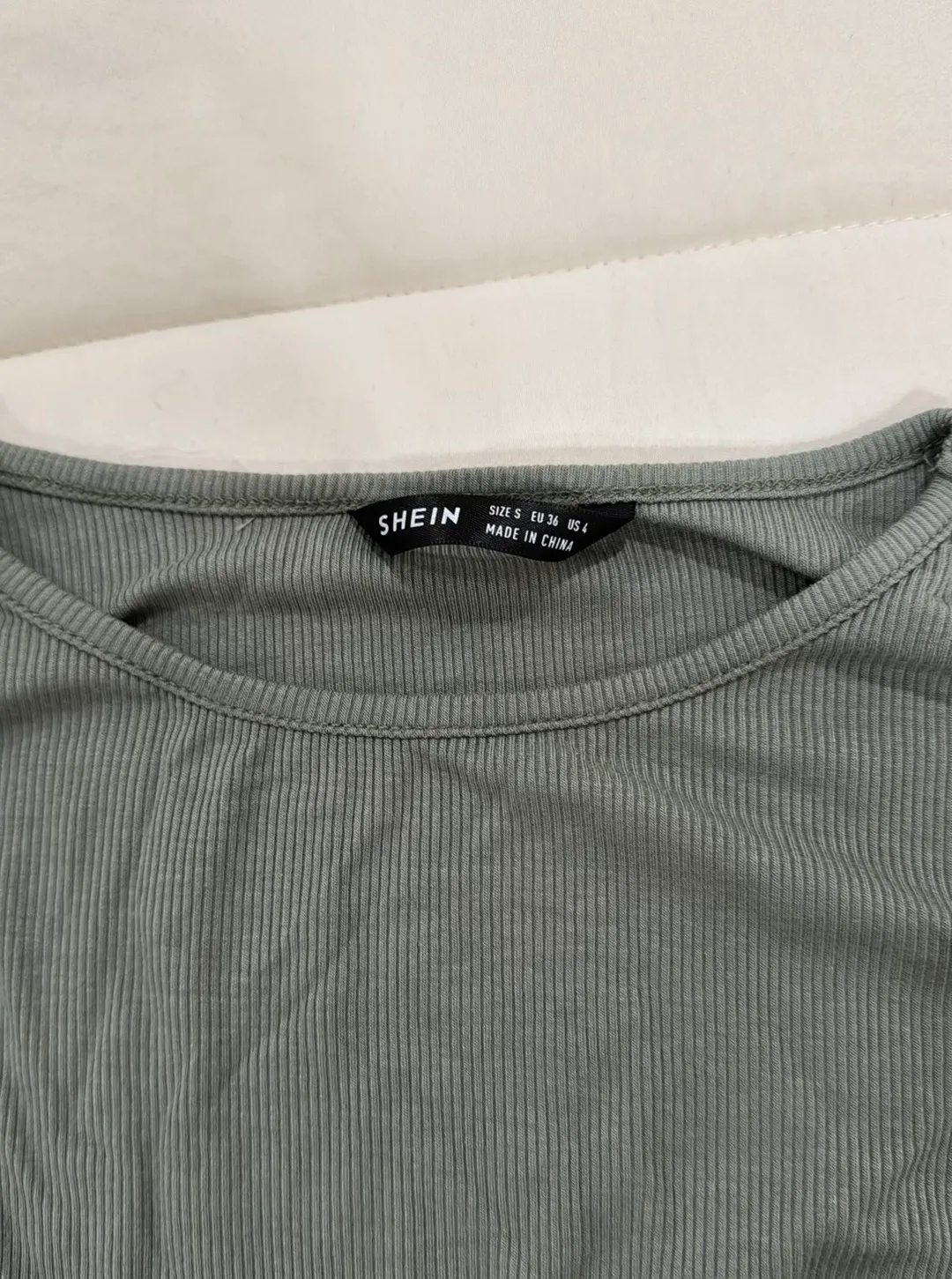 SheIn dark green long sleeve - Image 3