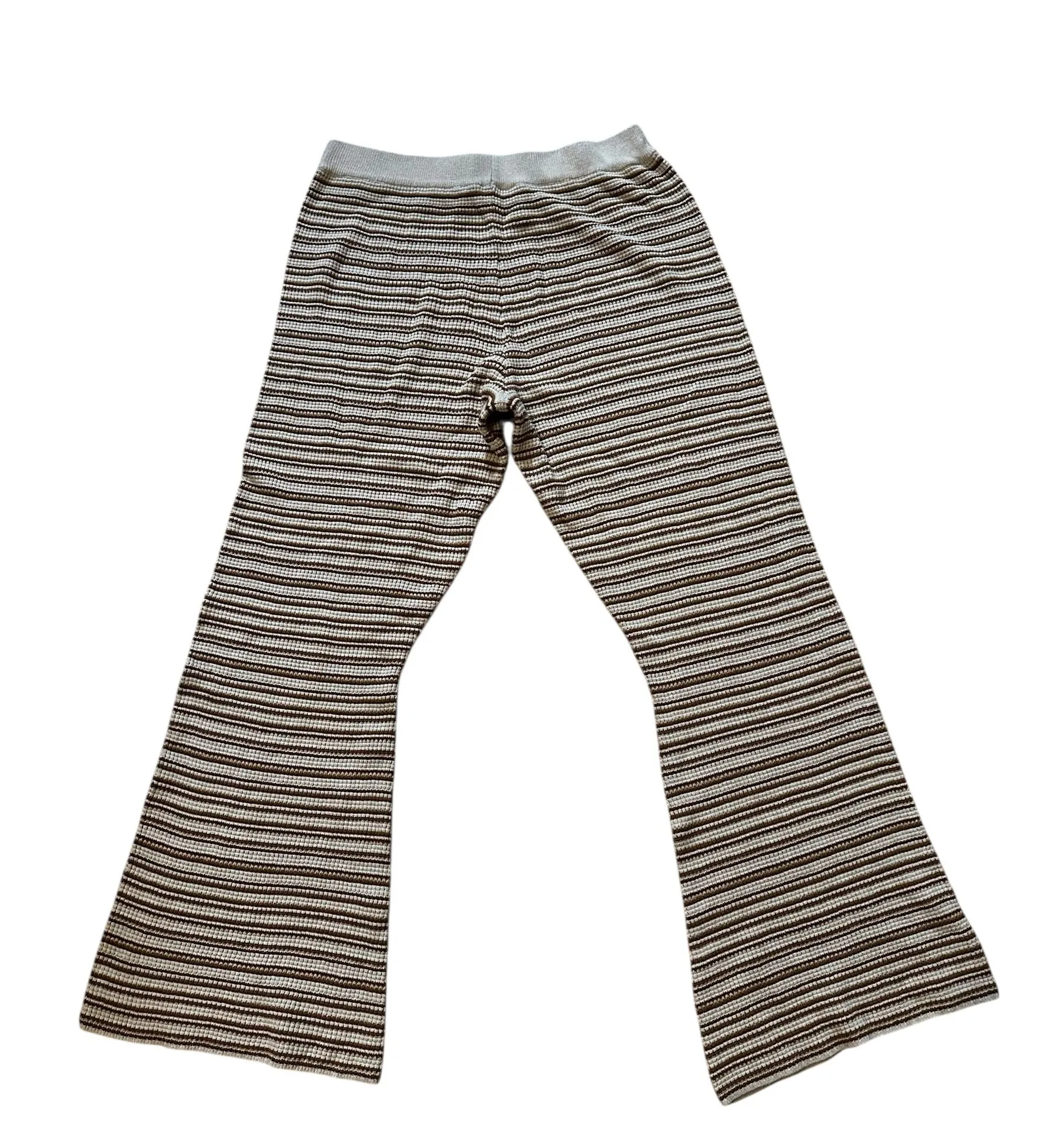 Le Lis Brown Plaid High Rise Wide Leg Ankle Pants Size XL - Image 2