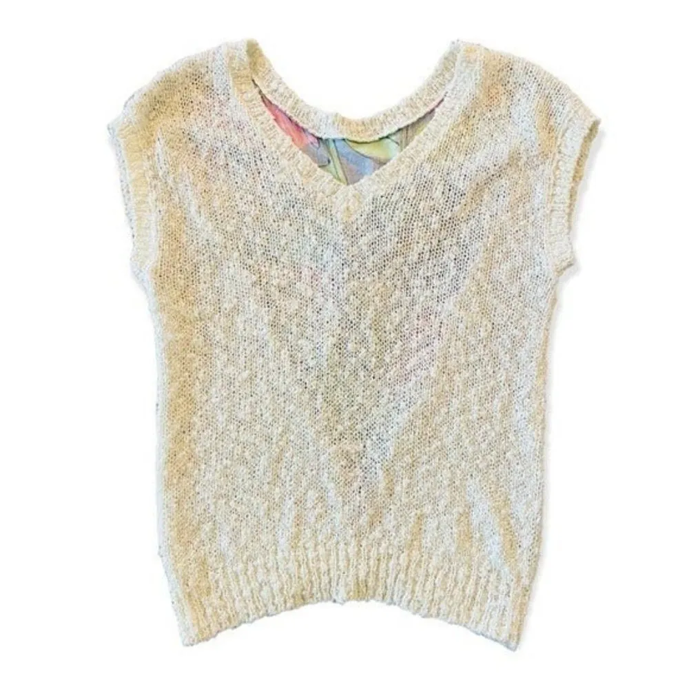 LOUBELLA California Fashions Vintage 80’s Sleeveless Lightweight Sweater Size S - Image 5