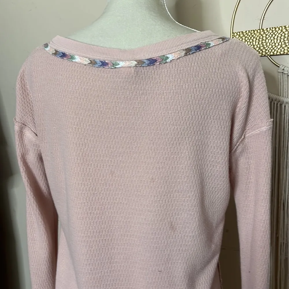 Free people • embroidered rainbow thermal - Image 5