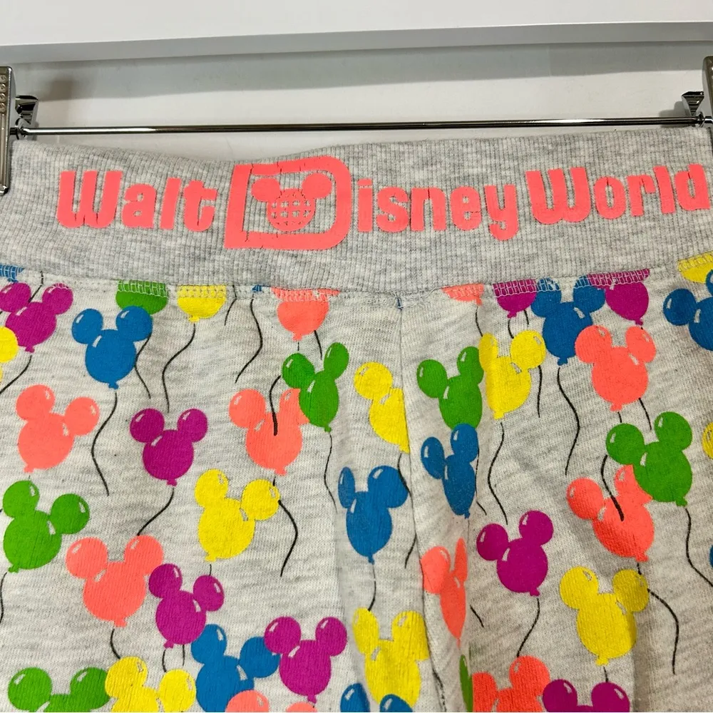 Disney Parks Women’s Walt Disney World Mickey Mouse Balloon Shorts Grey Small - Image 6