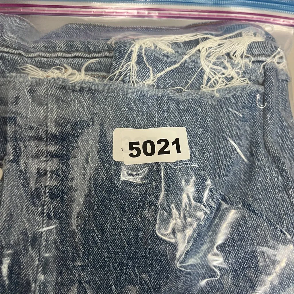 Madewell Size 30 Blue Perfect Vintage Raw Hem Ankle Jeans - Image 10