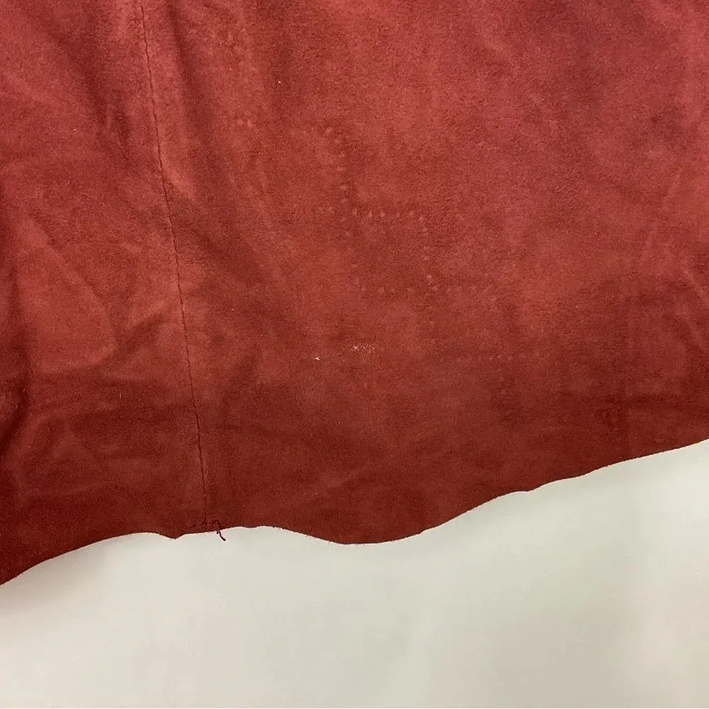 Maison Scotch La Femme Selon Marie Goat Suede Beaded Shirt Size‎ P’tite - Image 3
