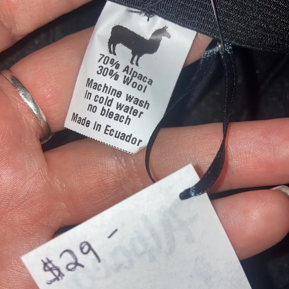 Dark Purple Ecudor Alpaca Golfing Cap Hat NWT - Image 8