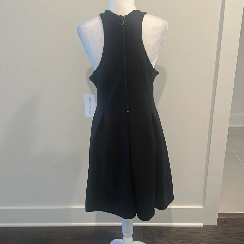 NWT Athleta Petite Black En Route Scuba Dress Sz MP - Image 11