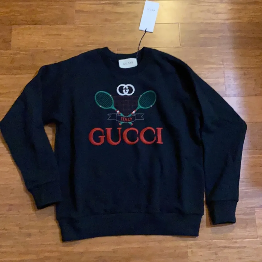 Gucci Tennis Embroidered Sweatshirt size xs - Image 2
