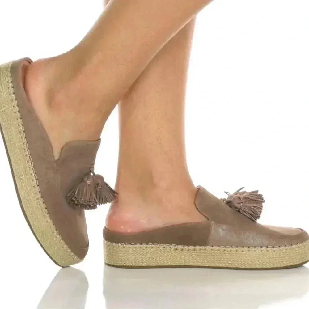 Gentle Souls Rory Espadrilles Miles Suede Leather Size 7.5 - Image 3