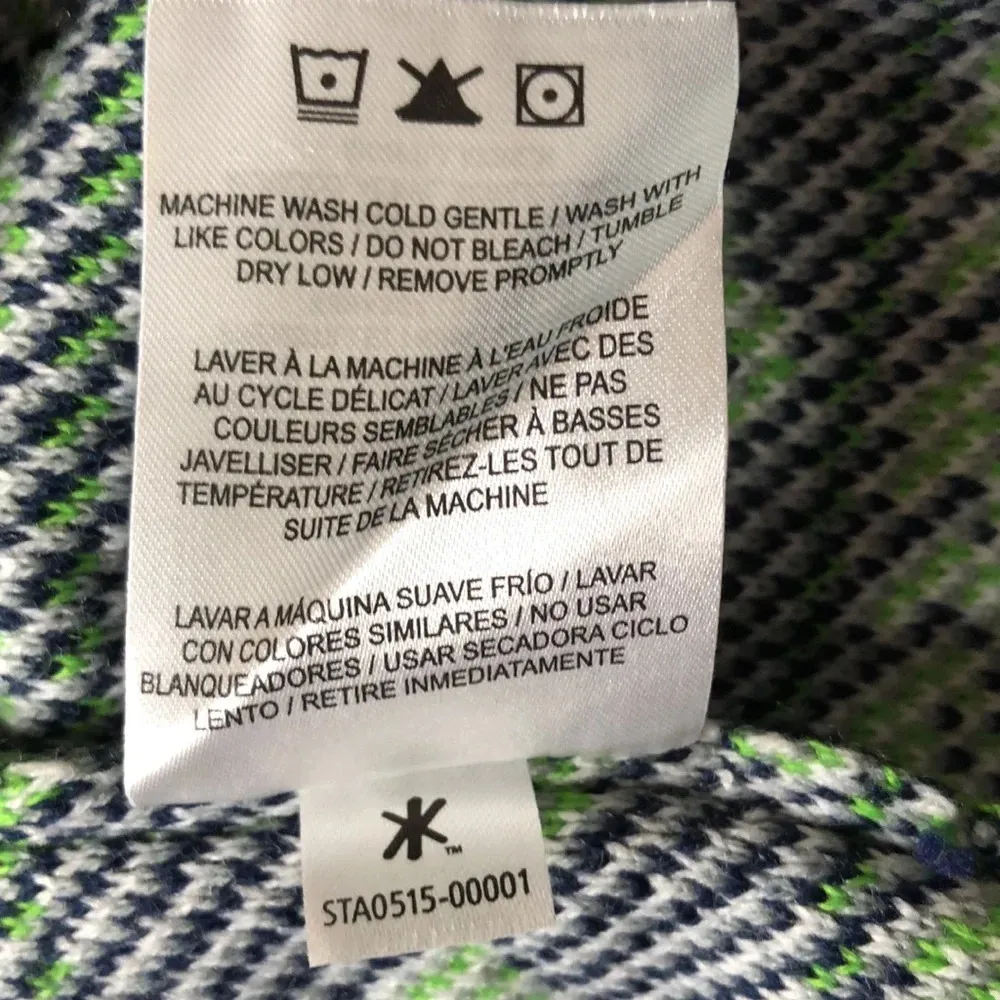 NFL Team Apparel Seattle Seahawks Women's V-Neck Holiday Christmas Sweater - Image 10