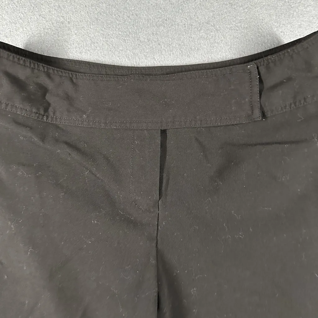 Dressbarn Shorts Womens 12P Black Stretch Petite Bermuda Career Casual Office - Image 2