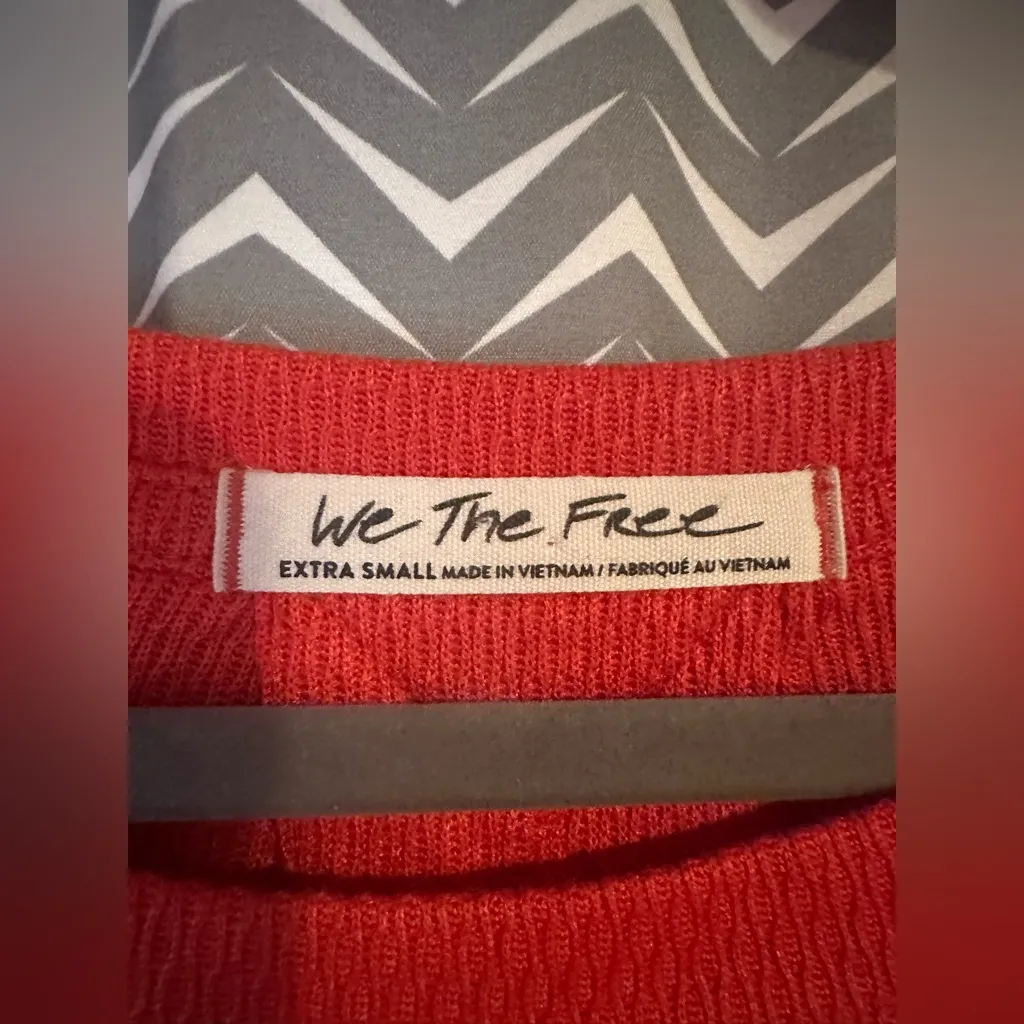 Free People / We The Free | Snowy Thermal Heatwave Orange, Size XS - Image 7