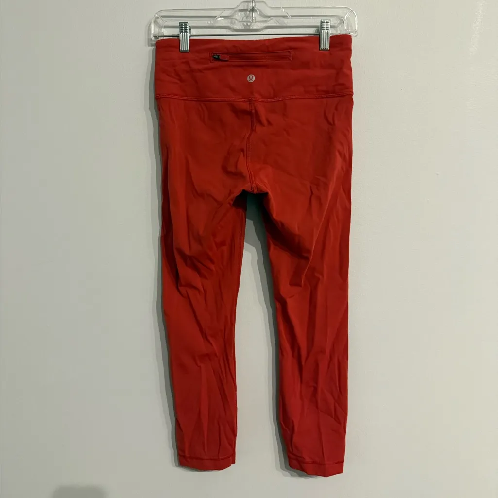 Lululemon Leggings – Red, Size 6 - Image 2
