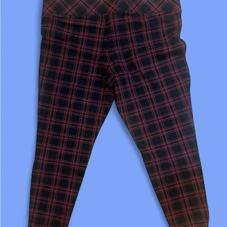  Plaid Pixie Pants  - Torrid Size 1 - Image 3