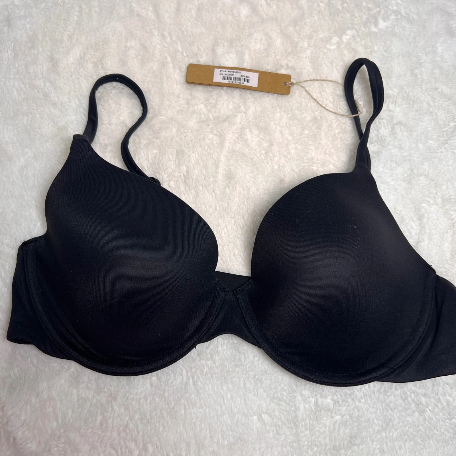SKIMS Women's Bra Black 34C Underwire T-shirt Bra Style BR TSH 2023 NWT - Image 2