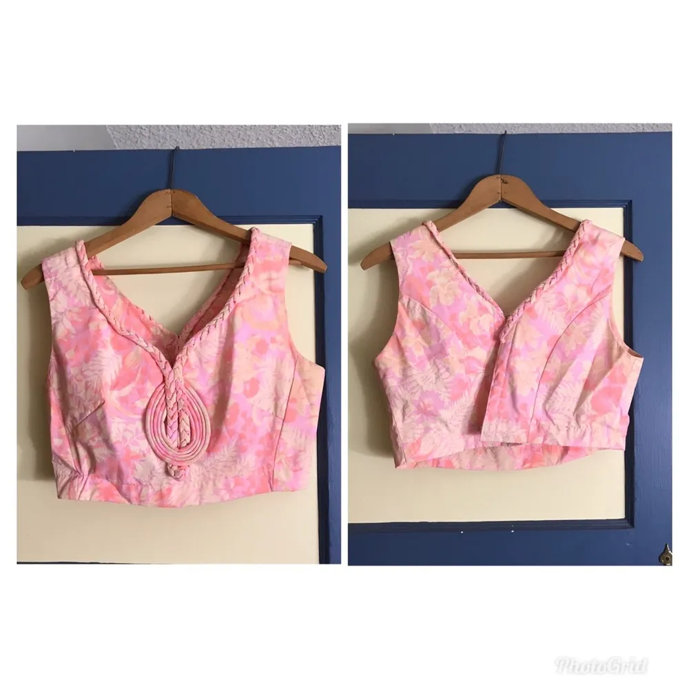 Neon handmade tropical 2 pc Sarong set Pink Size L - Image 4