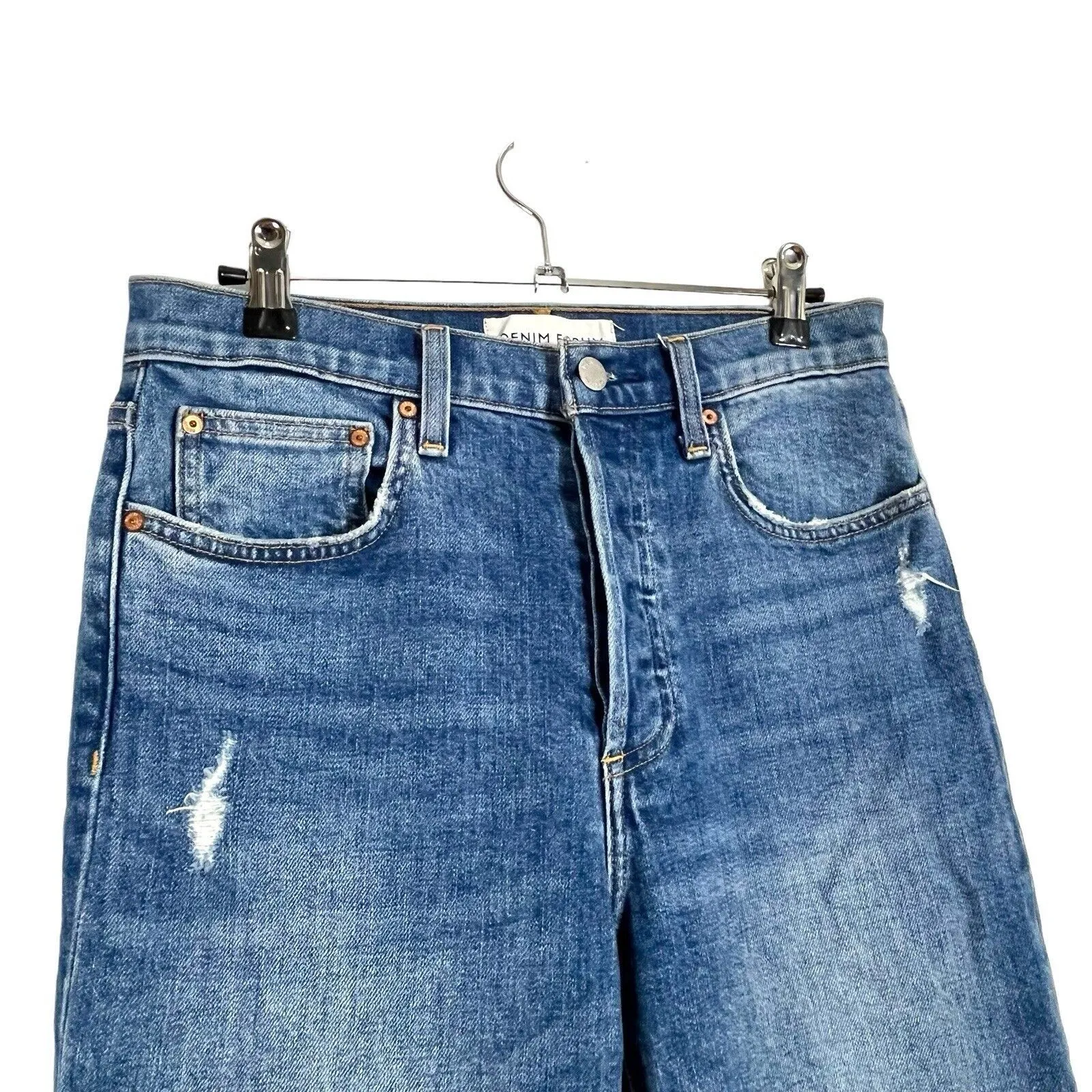 Aritzia Denim Forum The Yoko High Rise Slim Jeans Organic Cotton Denim Womens 27 - Image 4