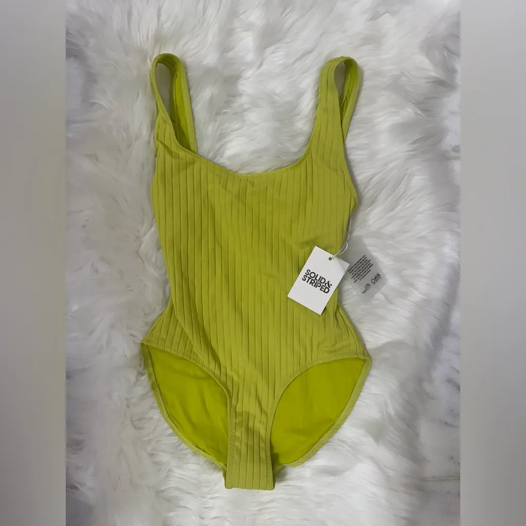 NWT $128 SOLID &STRIPED - The AnnaMaria One piece Tank Swim Suit - Image 7