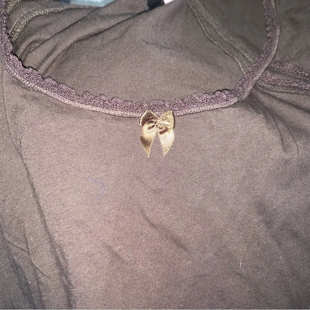 Juicy Couture Pam Gela Grant Intimates Sleepwear Top Brown Women's Small - Image 8