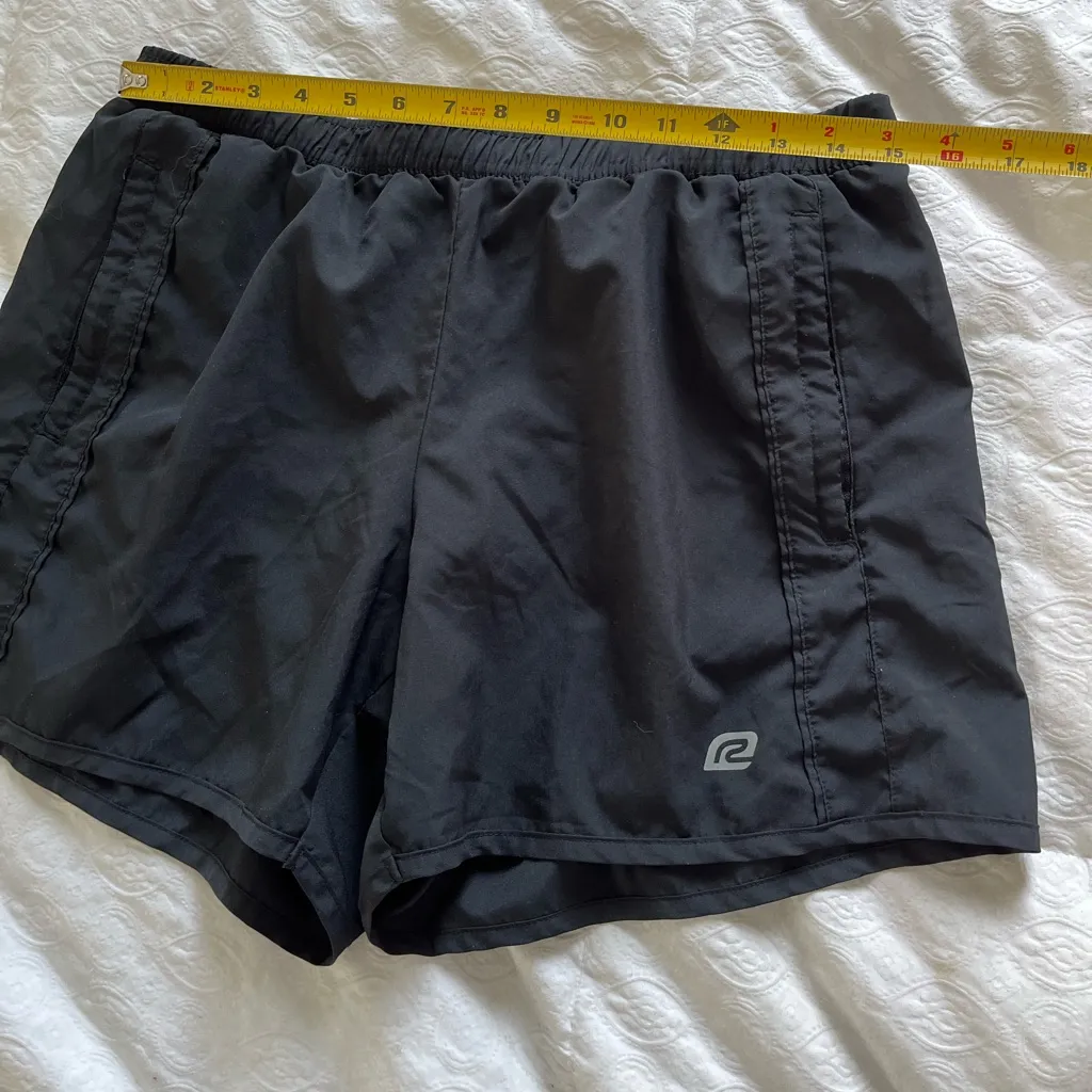 Black Women's Road Runner Athletic Shorts size large - Image 3