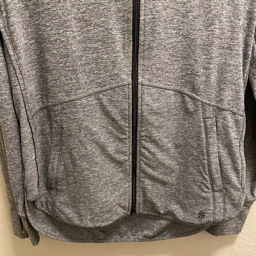 Athleta Gray Baja UPF Full Zip Hoodie Size Small - Image 13