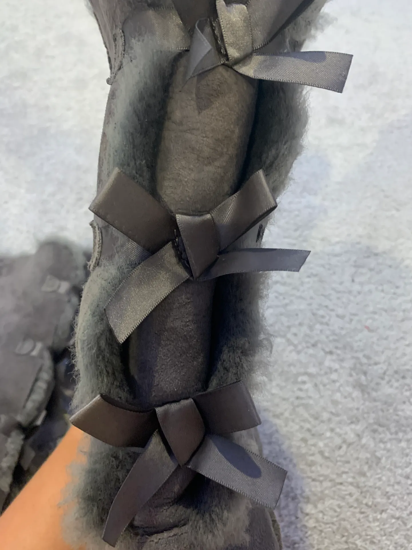 UGG grey Tall Boot With Bows - Image 8