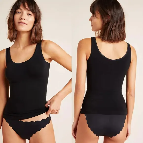 Anthropologie Seamless Shaping Tank in Off White Size Large NWOT - Image 2