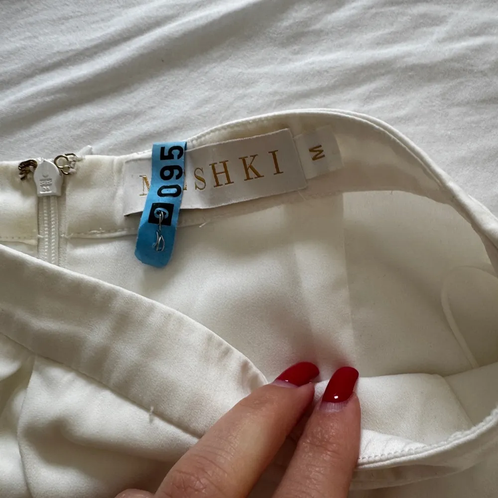 Meshki White Skorts with Wrap-Style Front - Image 2