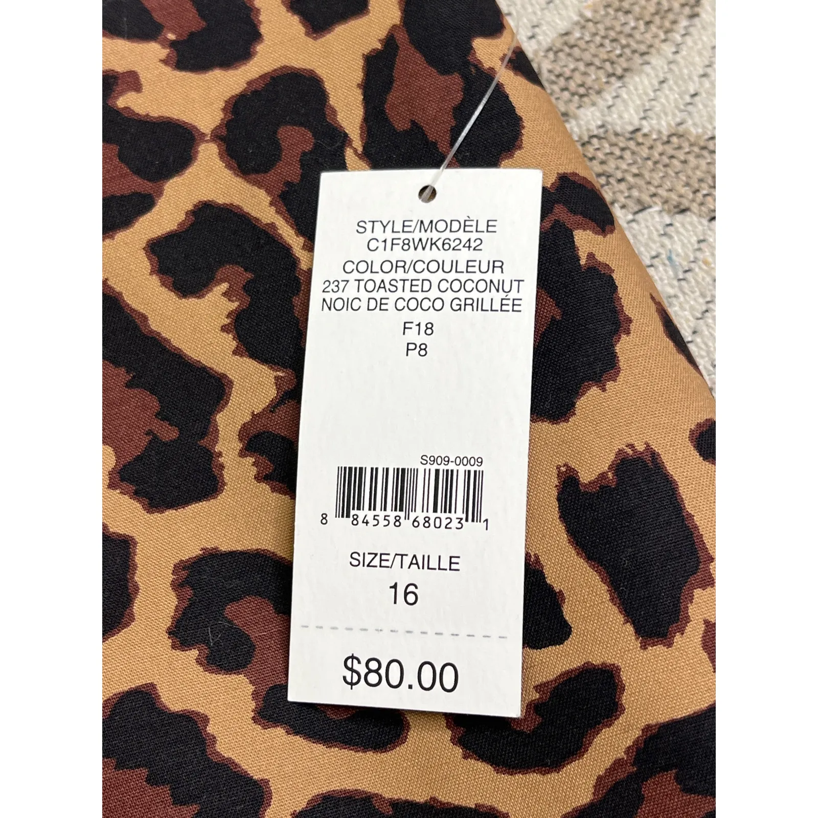 Lord & Taylor toasted coconut midi pencil skirt, NWT, size 16, MSRP $80 Tan - Image 6