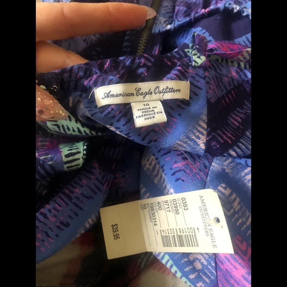AE American Eagle Women’s Dress Chevron Print NWT - Image 4