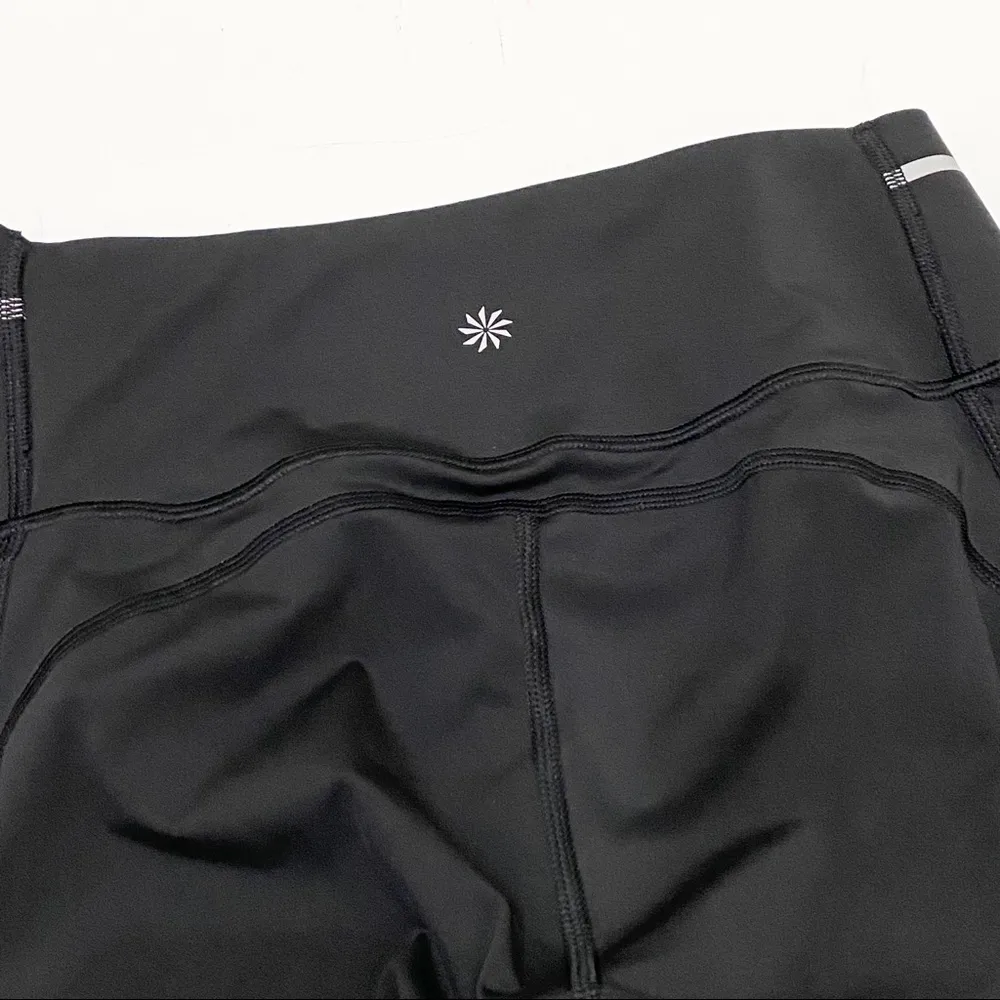 Athleta Black Sonic Reflective Seamless Leggings S - Image 9